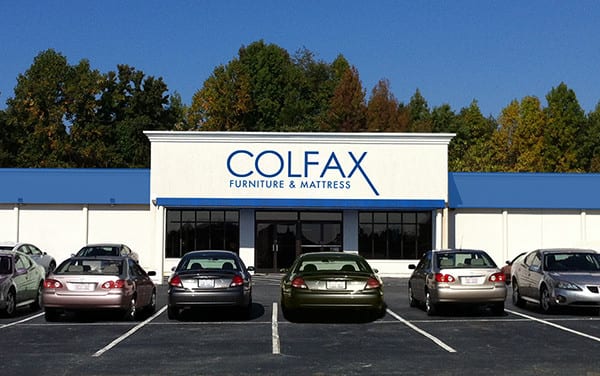 front of the Colfax store in Greensboro