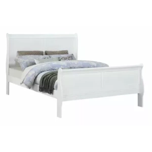 White Full Bed