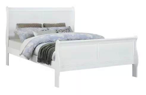 White Full Bed