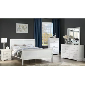 White 5PC Full Bedroom