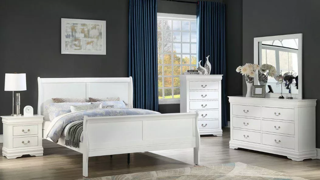 White 5PC Full Bedroom