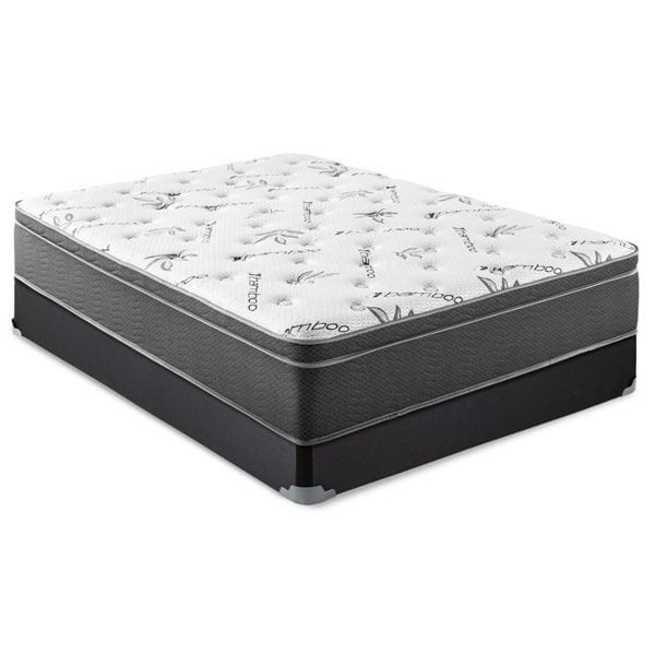 Chariot 2pc Euro Top Twin Mattress Set