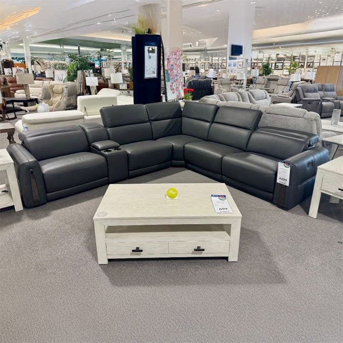 5pc Power Reclining Sectional 476