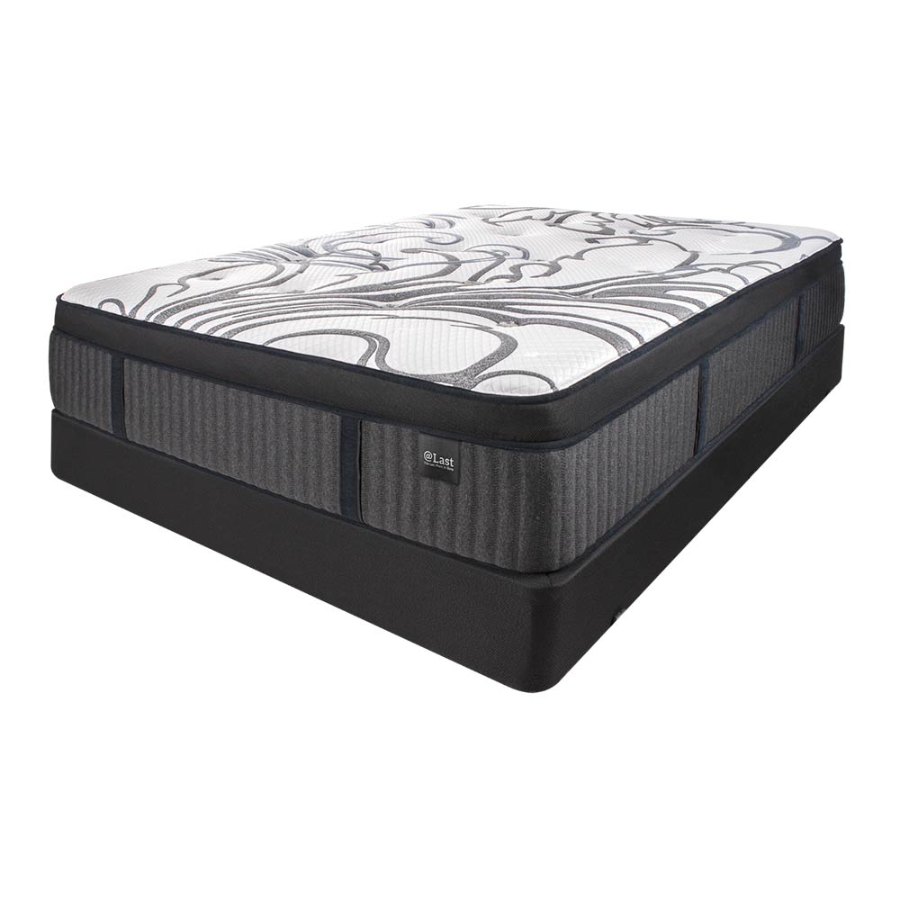 Raineer Euro Pillow Top Extra Long Twin Mattress