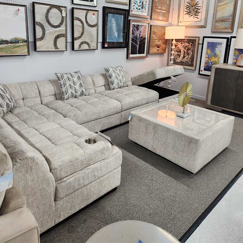 5pc Sectional 454