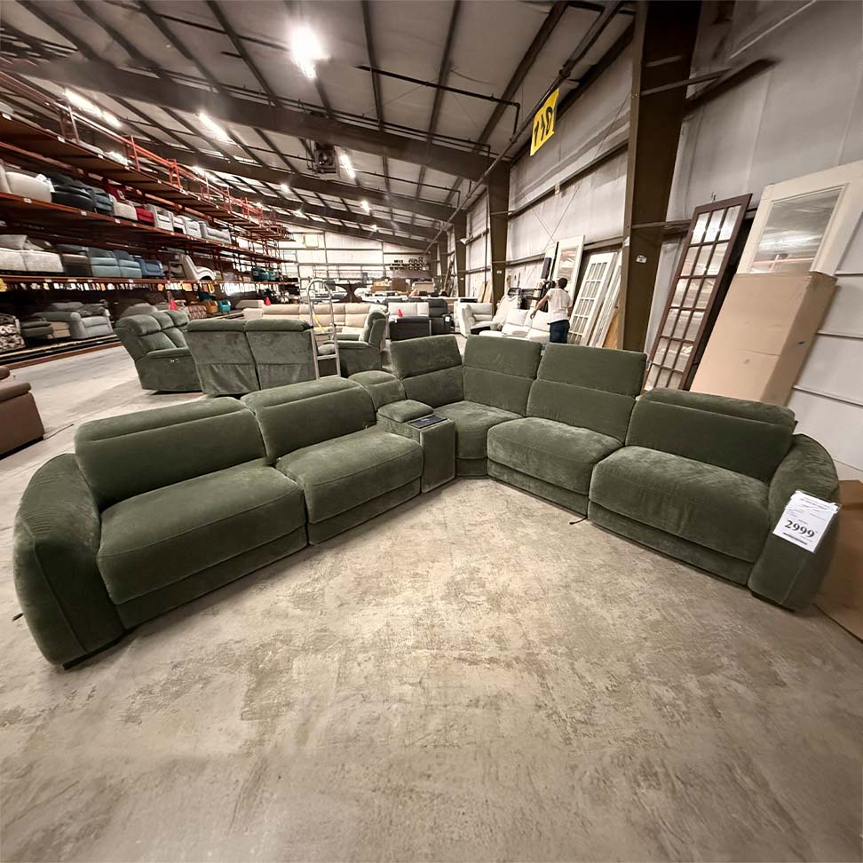 6pc Power Sectional 739
