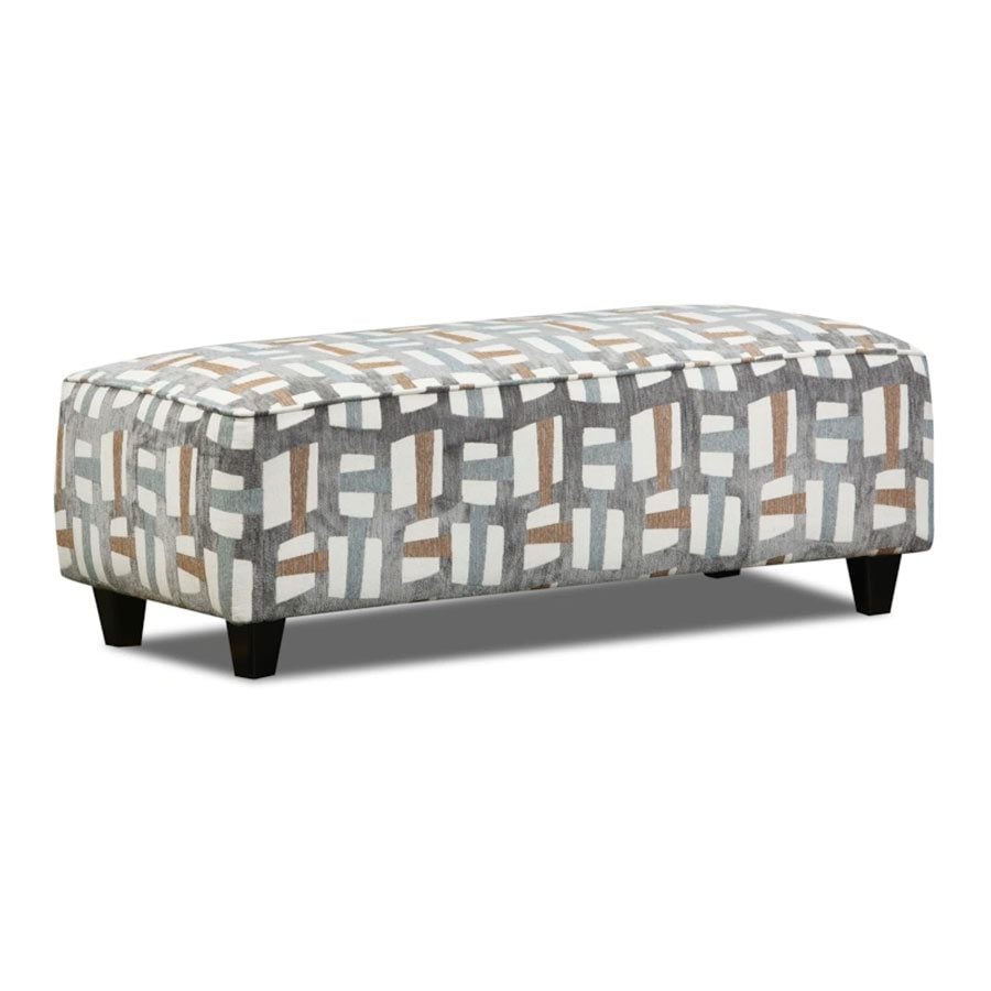 Velvet Ottoman
