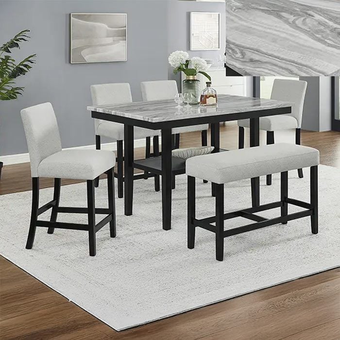 Siri 5pc Counter Height Dining Set