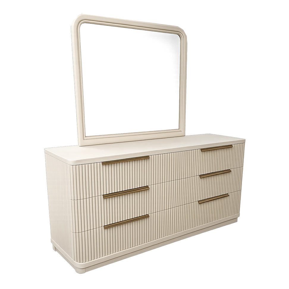 2pc Dresser with Mirror 075