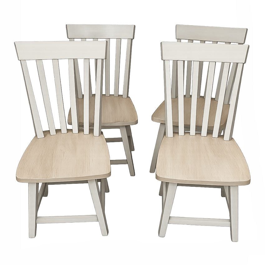 4pc Swivel Dining Chair Set 700