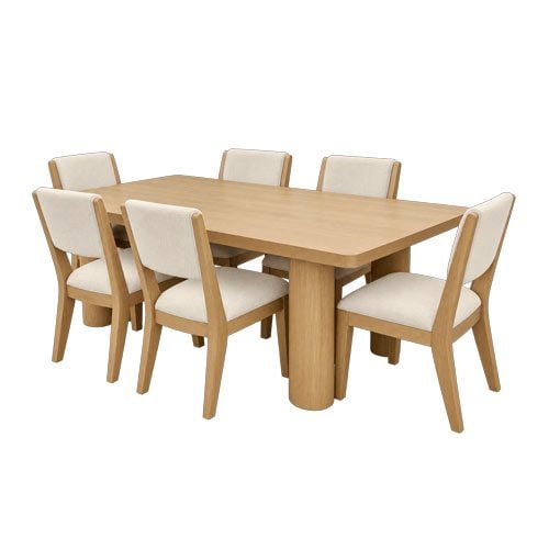7pc Dining Set 276