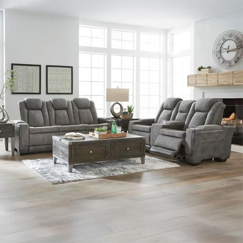 Crater 2pc Power Living Room Set